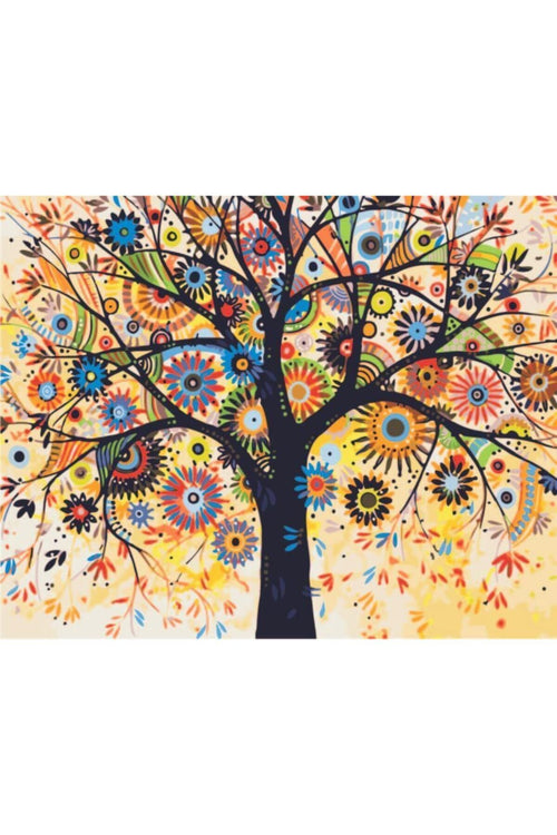 Sayılarla Boyama Seti Kasnaklı 40x50cm Boyalar Ve Fırçalar Dahil "kayık"