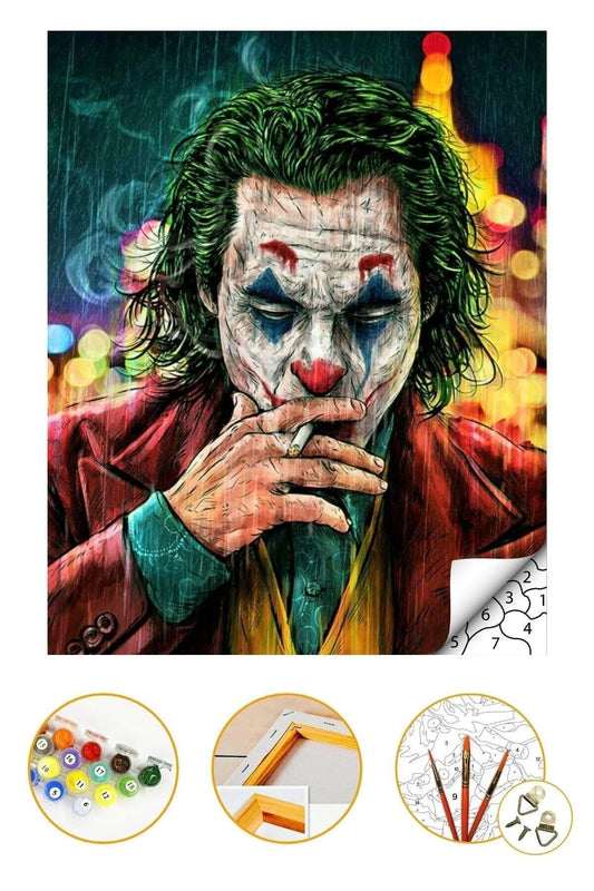 Sayılarla Boyama Hobi Seti "boyalar Ve Fırçalar Dahil Çerçeveli 40x50 Cm - Joker
