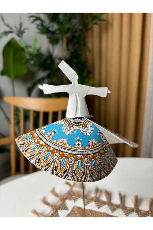 Mum Işığıyla Dönen Semazen - Dönen Mumluk - Isıyla Dönen Mumluk S15