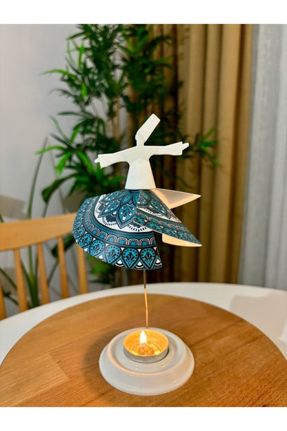Mum Işığıyla Dönen Semazen - Dönen Mumluk - Ahenk