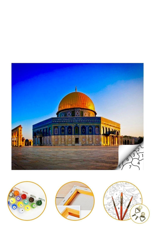 Sayılarla Boyama Seti Kasnaklı 40x50cm Boyalar Ve Fırçalar Dahil